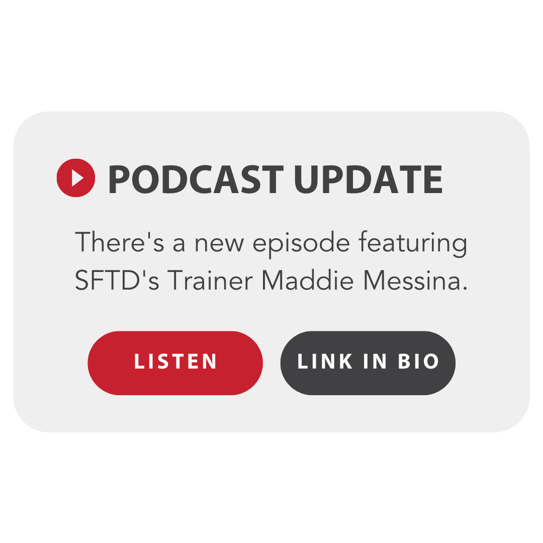 In the most recent episode of School For The Dogs podcast, Annie talks to our trainer Maddie Messina. Tune in to hear about:

✔️ Maddie's early interest in veterinary medicine
✔️ her experience working with primates as an undergrad at Bucknell
✔️ her current focus on