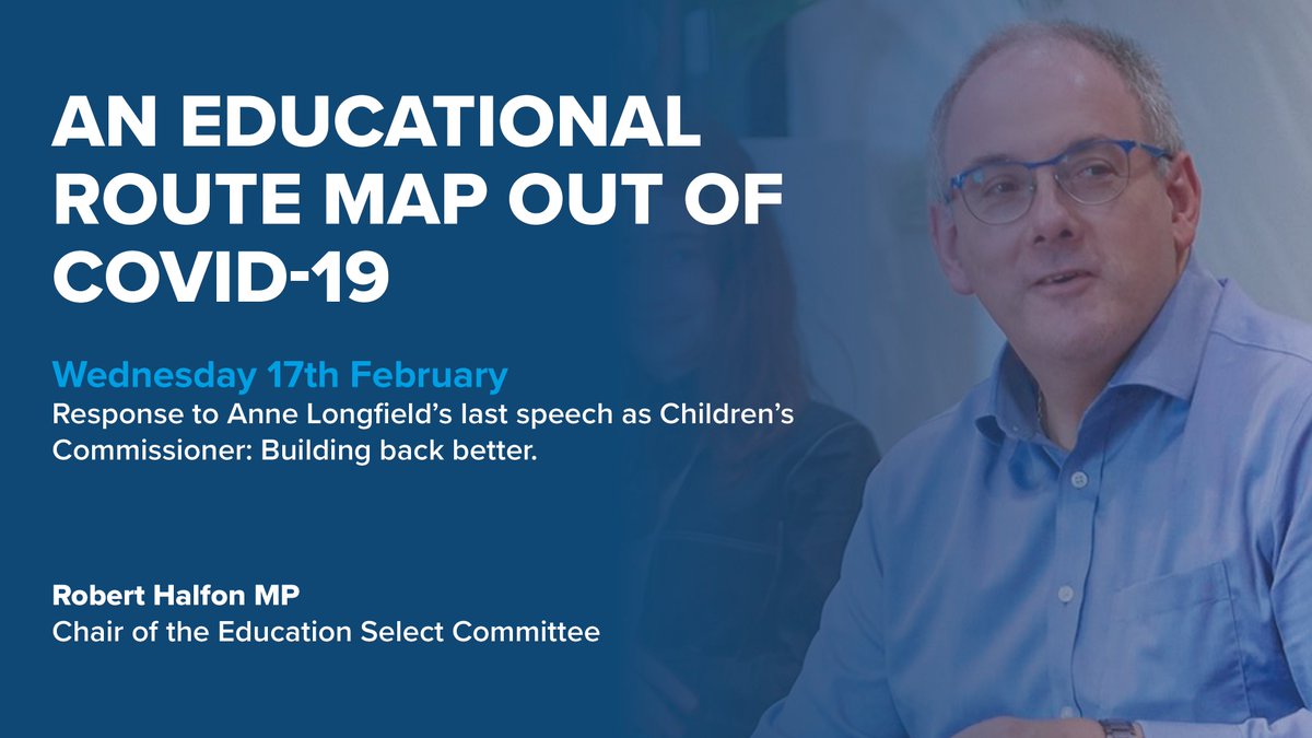 1/ I am setting out my response to  @annelongfield's final speech as  @ChildrensComm. More than any other event in my time, Covid-19 has laid bare the damning truth about our educational divide.
