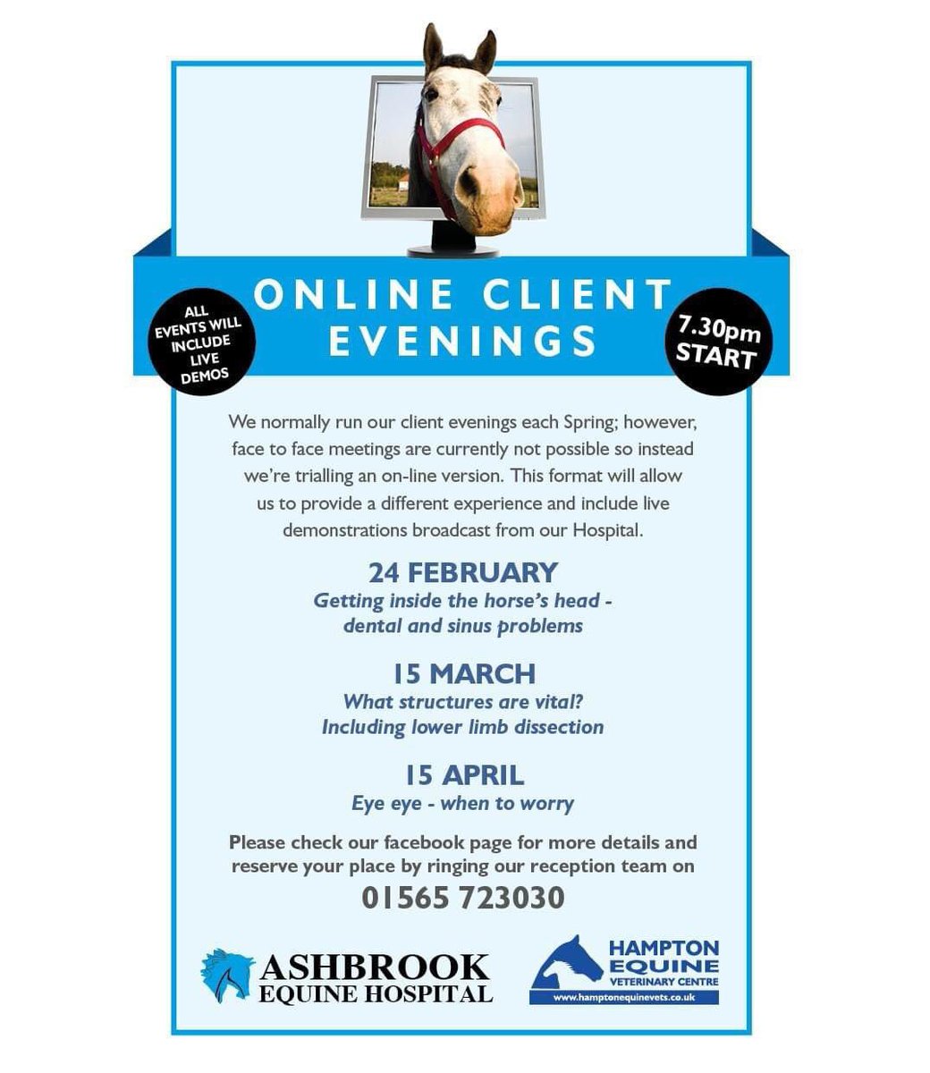 @ashbrookequinehosp client evenings are always informative #vettalk #bestvets #learning #bookyourplace