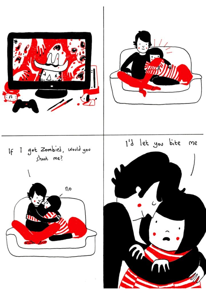 7. Cinta itu rela berkorban, bahkan saat zombie menyerang