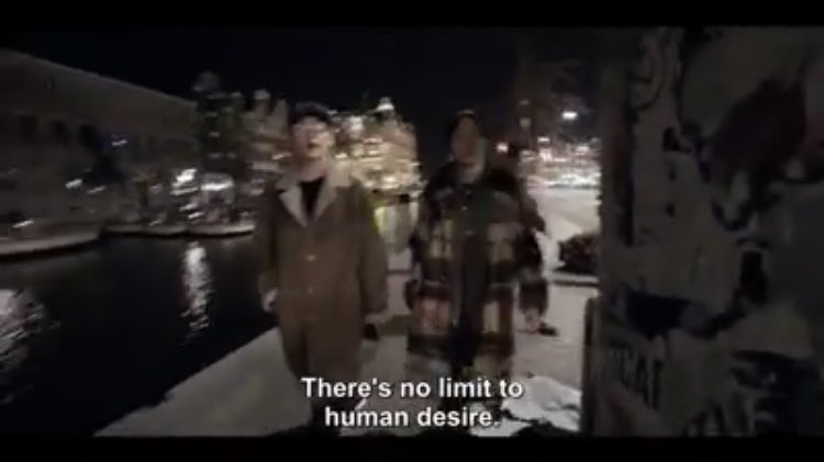 "There's no limit to human desire".