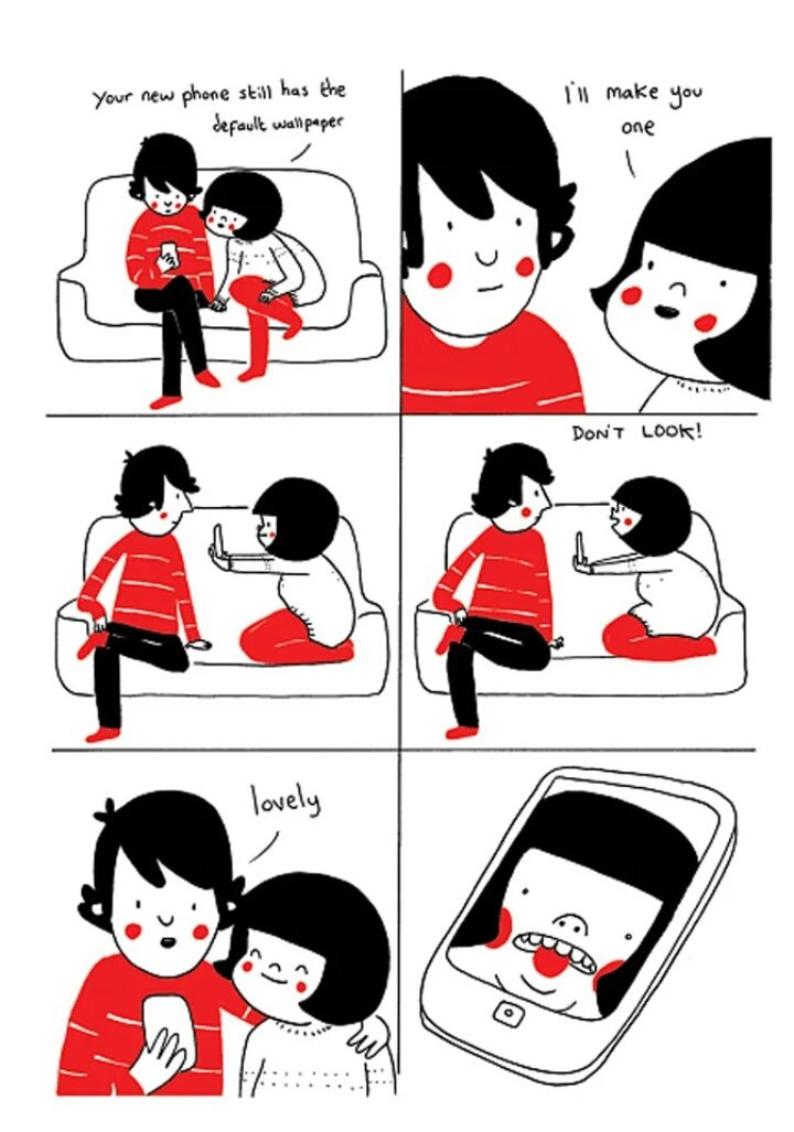 8. Cinta itu bersikap konyol di hadapan pasanganmu