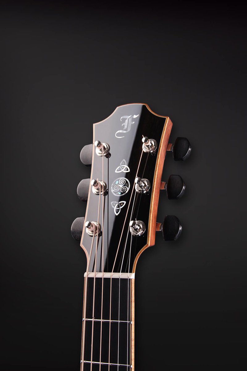 FurchGuitarsUK's tweet photo. Top of the line from our former Millennium Series (2001-2017) D25-SR with Sitka Spruce top, Indian Rosewood back &amp; sides and custom “Celtic”  inlays on the headstock, fingerboard and bridge. #Furchguitars 😍 https://t.co/JEcVFwfu1T