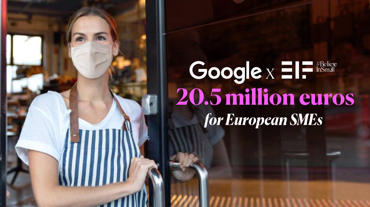 It's official! 📣 
@GoogleEurope invests €20.5 million in two funds advised by EIF 🙌
We welcome Google’s commitment as the first corporate to invest in these initiatives, and look forward to jointly supporting European #SMEs &amp; #LifeScience companies 👉 bit.ly/EIF-Google