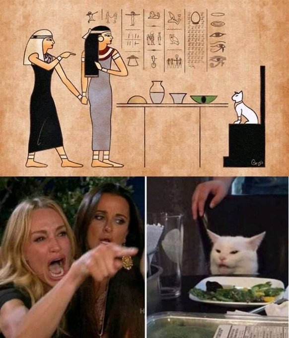 ArtMemeLord's tweet image. ancient Egyptians were top tier memesters 😯