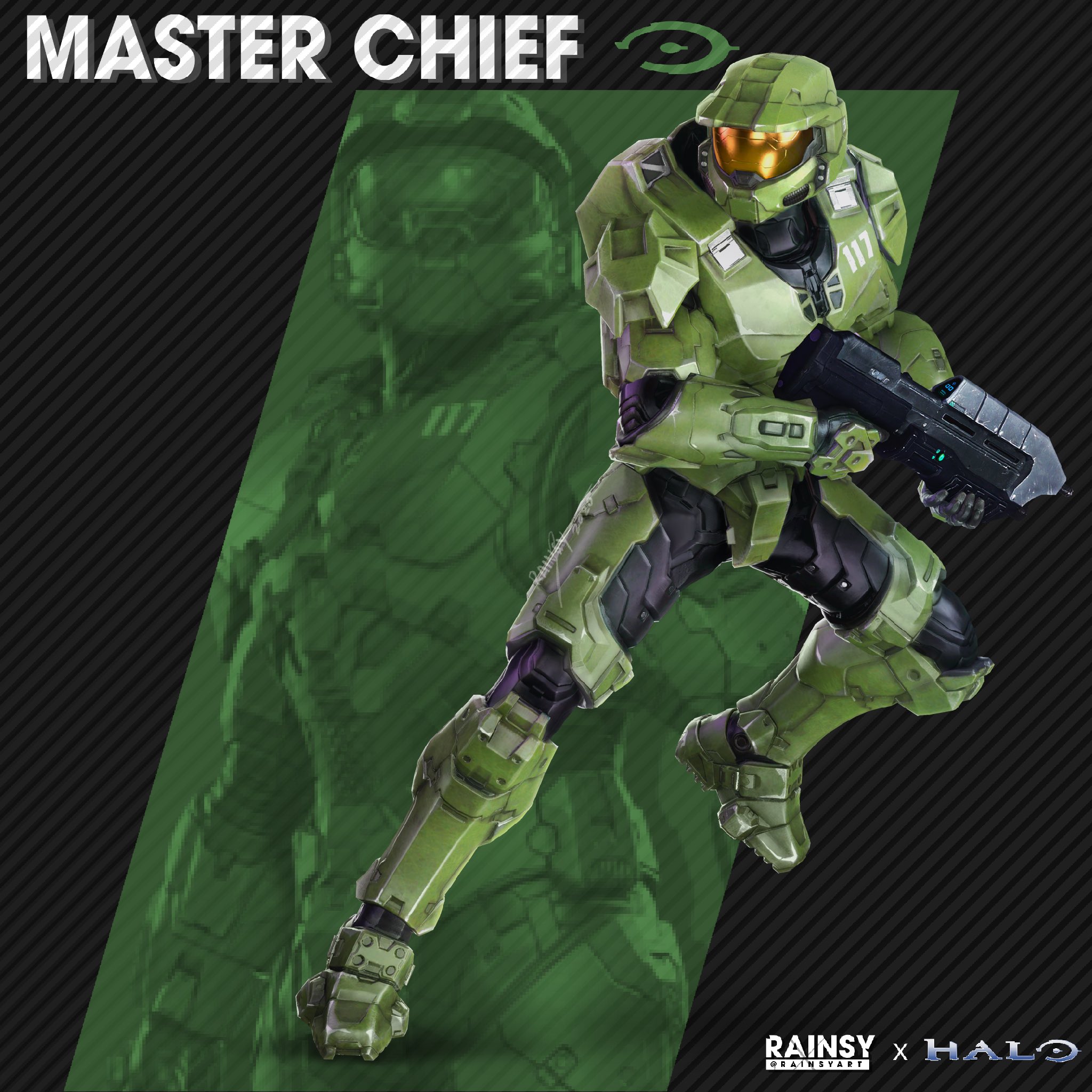 wallpapers Super Smash Bros Ultimate Master Chief Render final smash ultimate styled render