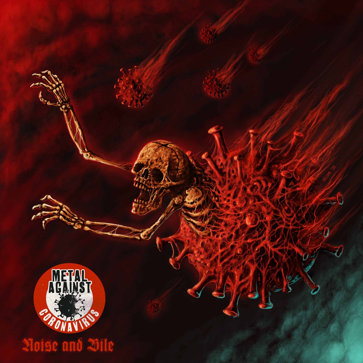 ¡‘Noise And Bile’ es la nueva tormenta death de Metal Against Coronavirus! Un tortazo de single con Kam Lee de Massacre, Rogga Johansson de Paganizer, Kike Valderrama de Headcrusher y Sol de Sangre... ¡Ya disponible en Bandcamp! metalagainstcoronavirus.bandcamp.com/track/noise-an…