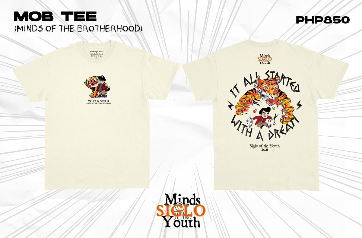 MOTY_PH's tweet photo. WAKE UP YOUR SPIRIT ANIMAL🐯

This is only the first part of @MOTY_PH and Siglo Brotherhood collaboration.

There is still something special coming…. 🤫

Available in Off white and Tangerine
₱ 850  Available in XS - 3XL in sizes
ETA: Around March https://t.co/bllEm7aEw2