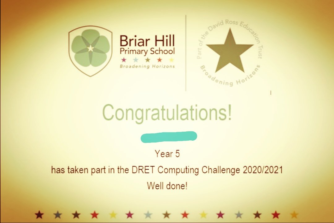 BriarHillSch's tweet photo. Just sending out the #Certificates to all the #children who entered our #ComputingChallenge this year. #WellDone to you all! @DRETnews @AinthorpeSD https://t.co/NEWRdjo7kU