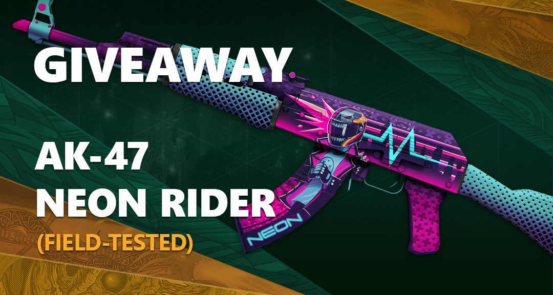 CsQero's tweet photo. Neon Rider | AK-47🎁 #csgogiveaways 

To Enter:
✅Subscribe and Like this vid https://t.co/SB4ZUiry2L
✅Like and Retweet
✅Tag Some friends (optionally)

Good Luck🍀 #csgoskins #csgofreeskin #csgogiveaway #freeskin #giveaway #csgoskinsgiveaway #skingiveaway https://t.co/dEtCI9G1hw