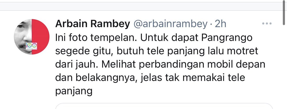 Komen om rambey bener kalo buat dapet background gunung terlihat besar begitu emang butuh tele panjang + motret jauh.