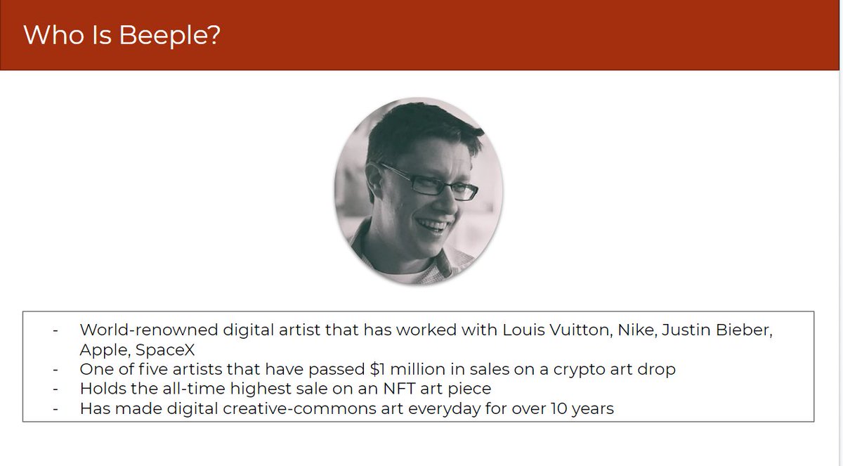 Who is Beeple? (2/7) $WHALE  $RARI  $BONDLY  $TVK  $OMI  $MEME  $DG  $ARTE  $COVAL  $CHONK  $PGT  $NFTX  $MUSE  $GHST  $DGCL  $PAINT  $PPBLZ