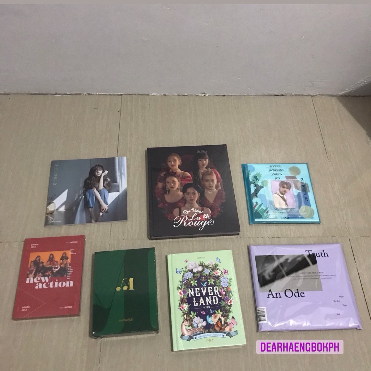 dearhaengbokph's tweet photo. Special Request albums
-IU assorted albums
-Sejeong 
-Gugudan
-Seventeen
-Red Velvet
-Mamamoo
-WJSN

#HaengbokUpdates https://t.co/KIlDmihbpL