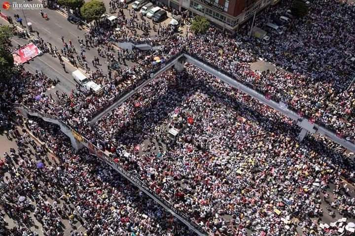 AungWaiNaing1's tweet photo. Thank for your supporting with us.We want real democracy and our truthful leader.We really need help from UN and others country.Please save us from military coup. https://t.co/Lcps1zBz2R