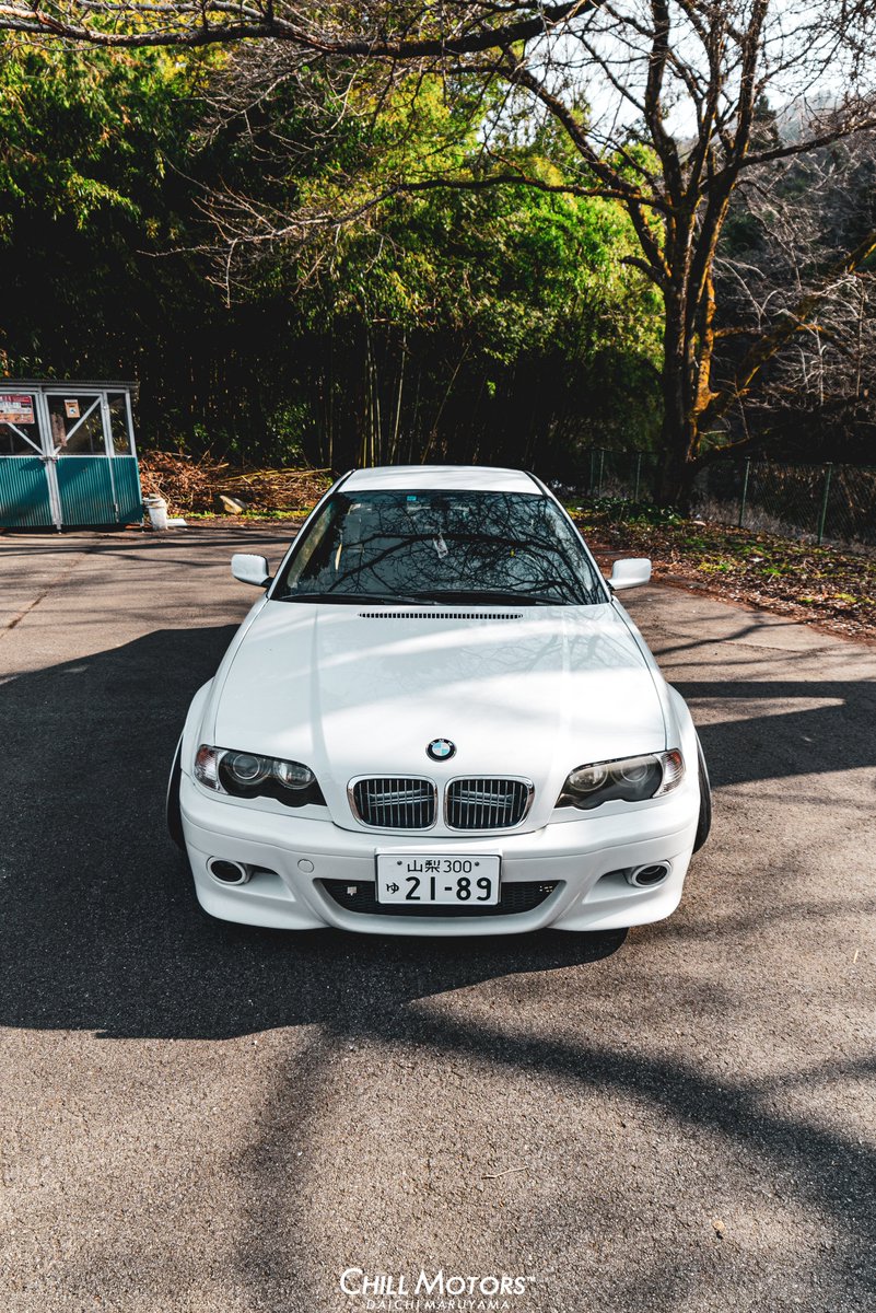 hyf925's tweet photo. BMW 後期(前期バンパー)
車検たっぷり
E46
左ハン MT 
140000km
￥600000らしい
#車売ります https://t.co/YM8yQU7Ngr
