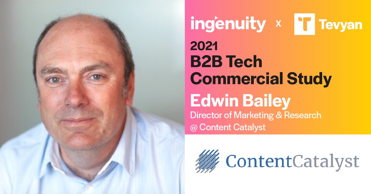 tevyangrowth's tweet photo. 2021 B2B Tech Commercial Study: Edwin @ Content Catalyst
“I think people want to hear an individual’s voice over a corporate press release...polished PR releases do not offer the same level of value.”

https://t.co/0tQmjEYqGx https://t.co/DmyvWEQNCs