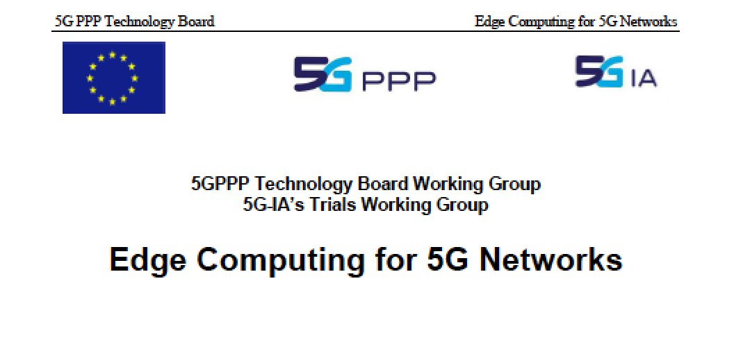 Available now online “Edge Computing for 5G Networks” white paper which provides an exhaustive technology review focusing on virtualisation orchestration network control, and operational frameworks.

Download 👉5g-ppp.eu/white-papers

<a href="/3GPPLive/">3GPP Live</a> <a href="/NetTechEU/">Net Technologies 🇪🇺</a> <a href="/5G_ACIA/">5G-ACIA</a> <a href="/5GAA_official/">5G Automotive Association (5GAA)</a>