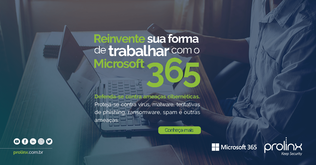 prolinxTI's tweet photo. Reinvente sua forma de trabalhar com o Microsoft 365

#KeepSecurity #Microsoft365 #ConteComAProlinx

Saiba mais → https://t.co/1DD8ENNL3m https://t.co/iBAI8foVm6