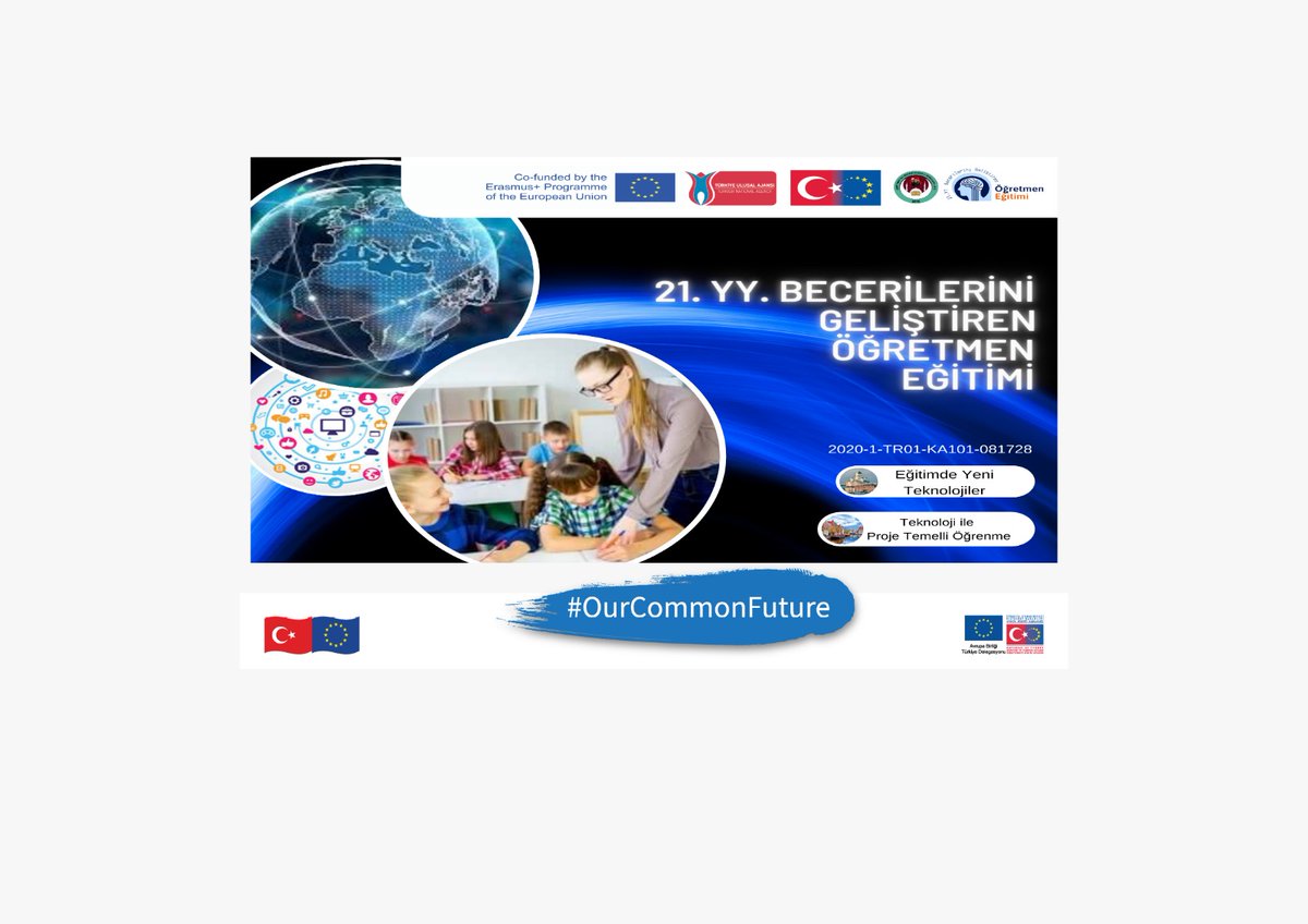 Erasmus+KA101 "21.YY.B.G.Ö.E."Adlı projemizin beklenen sonuçları;
21.yy. becerilerine sahip, Derslerinde proje tabanlı eğitimi farklı yöntem ve teknikler geliştirip teknoloji ile harmanlayıp uygulayan öğretmen becerilerini geliştirmektir. 
#ortakgelecegimiz 
#ABProjeleri