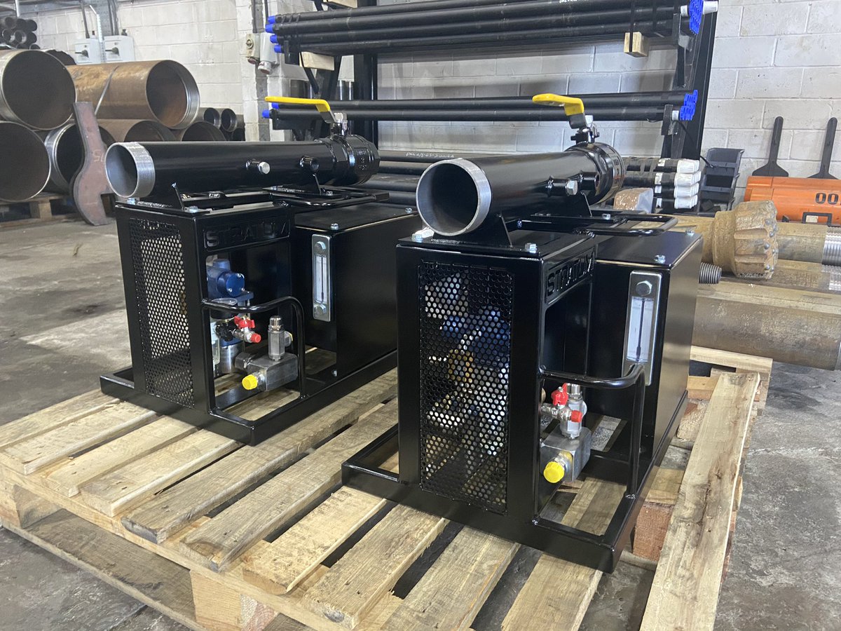 Another 2 x SDS16 Oil Injection Pumps back from paint, we will hose these up with our in house capabilities ready to be shipped to 2 customers. For more information on our full range email us on info@stratumdrillingsolutions.com #sales #service #support
