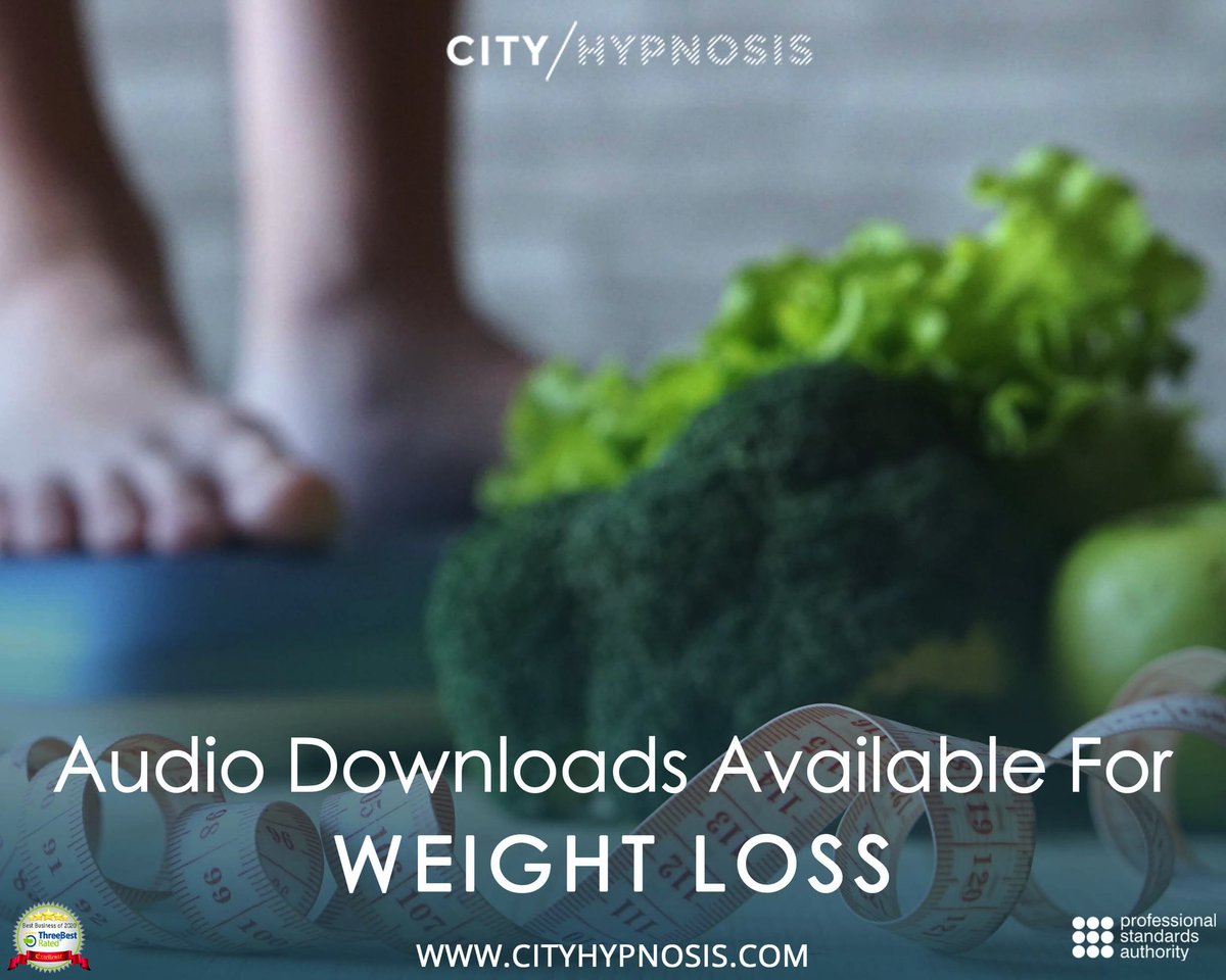 Our highly effective weight loss hypnotherapy programme uses the safe, natural technique of hypnosis to assist you in losing weight. 
cityhypnosis.com
#cityhypnosis #Hypnotherapy #HypnotherapyForWeightLoss #WeightLoss #WeightLossHypnotherapy #HypnotherapyUK #AudioHypnosis