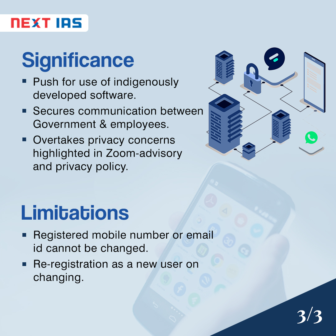NEXTIAS_Delhi's tweet photo. Key Facts:SANDES Application

#keyfacts #daily #dailyposts #info #infographics #upscpreparation #upscias #UPSC #upsc #IAS #iaspreparation #currentaffairs #application #government #sandes #instantmessagingapp #instant #Message #Features #confidential #communication #PrivacyMatters https://t.co/LTEEJRc26u