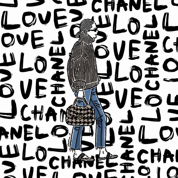 LOVE CHANEL♡
#イラスト #イラスト好きさんと繋がりたい #イラスト好きな人と繋がりたい #絵描きさんと繋がりたい #絵柄が好みって人にフォローされたい 