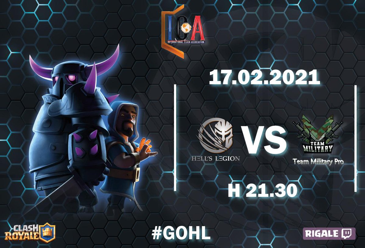 📢❌📢|MATCHDAY|
It is time to qualify today:

🏆|<a href="/ITCRA_/">ICA</a> 
🕞|21:30 Cet
🆚|<a href="/TeamMilitaryGG/">TeamMilitarygg</a>
📺|Live Twitch! twitch.tv/rigale

🚨|Here you will find the highlights of the previous match
    ⬇️⬇️⬇️
🎥|Last match highlights vs <a href="/AmaruEsports/">Amaru eSports</a> 📌youtu.be/ePThDodvAdE