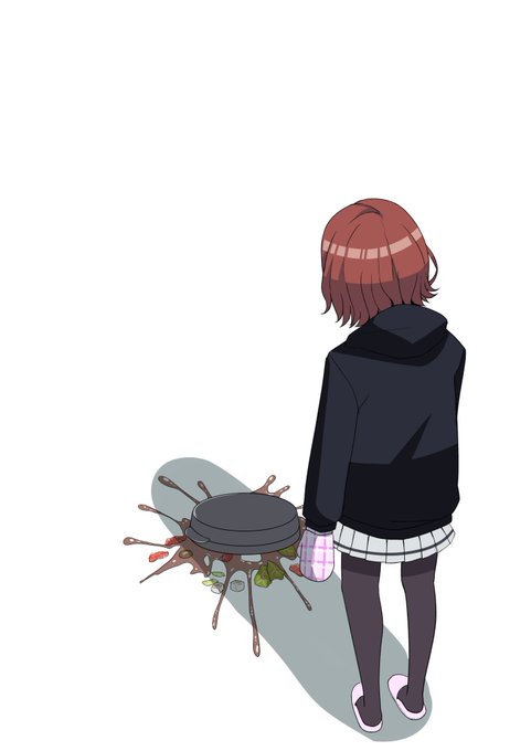 すき焼きが楽しみな樋口円香さんのイラスト
#シャニマス 