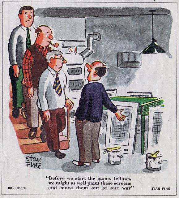 doc_nad's tweet photo. STAN FINE. Collier’s, February 17, 1951
From the Dick Buchanan Files: Color Gag Cartoons 1945 - 1957 https://t.co/bpSZyLV9Bv #Colliers #StanFine https://t.co/M5mOj2qRSh