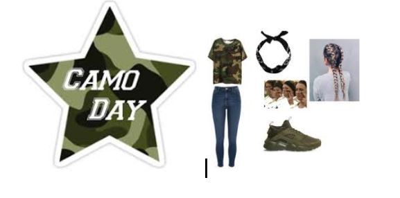 It's Camo Day for Homecoming Spirit Week! Show us your pictures!
