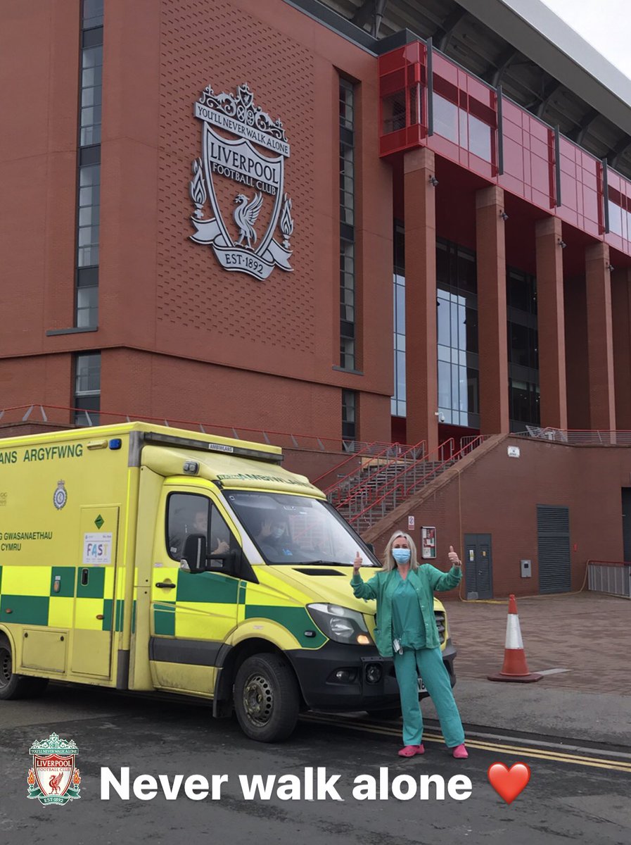 On the way to home to North Wales after a job ! A had to been done visit !❤️#neverwalkalone #LFC #anfield #LiverpoolFC