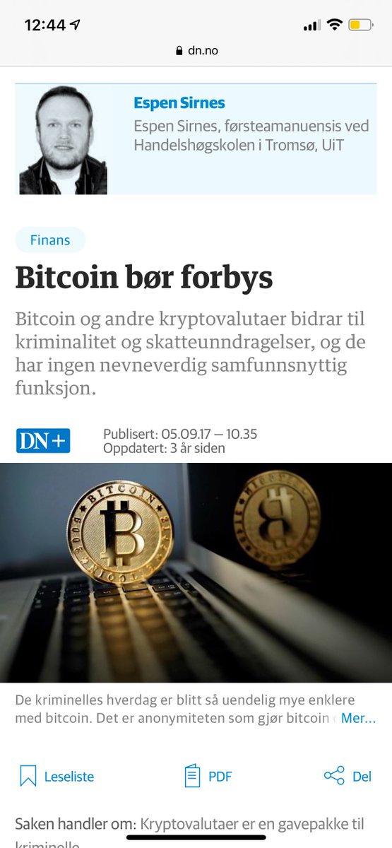 Krypto-Thugen (not Petter) tweet media