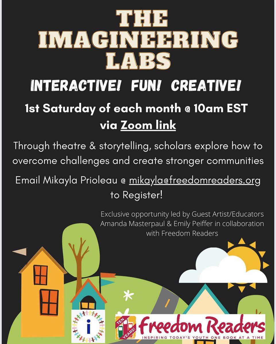 FreedomReaders1's tweet photo. Freedom Readers presents: The Imagineering Lab! https://t.co/0wihGXPMiq via @YouTube 
Register your child today for this fun &amp; interactive morning on March 6th. https://t.co/ZWrg2SWFHe