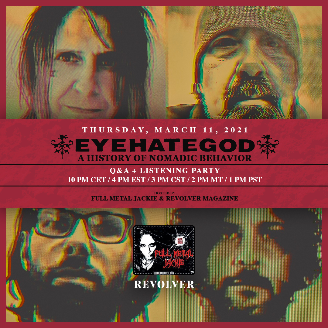 Join New Orleans sludge pioneers @EyehategodNola on our YouTube channel on Thursday, March 11th, for a listening party and Q&A, hosted by @FullMetalJackie. Get all the details here bit.ly/3s4LBnQ