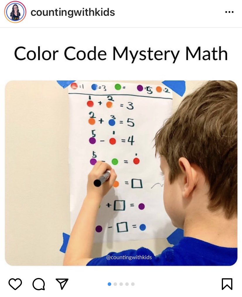 Check out this super cute coded math! Follow them on Instagram!