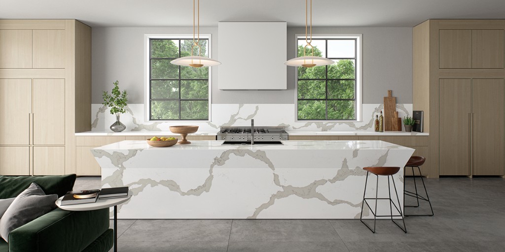 The subtle shades and textures of <a href="/CaesarstoneUK/">Caesarstone UK</a>'s quartz surfaces create residential and commercial interiors with a warmer feel and a softer edge [AD] #ribajproducts ribaj.com/products/caesa…