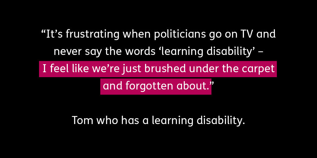 mencap_charity's tweet photo. Evidence from @PHE_uk shows people with a #LearningDisability are six times more likely to die than the general population due to #COVID19. 😔

The majority are still not a priority to get the vaccine. 💉

They must not be forgotten.

Email your MP now: https://t.co/y3kFBs9WLw 👈 https://t.co/RRkbfqRy4q