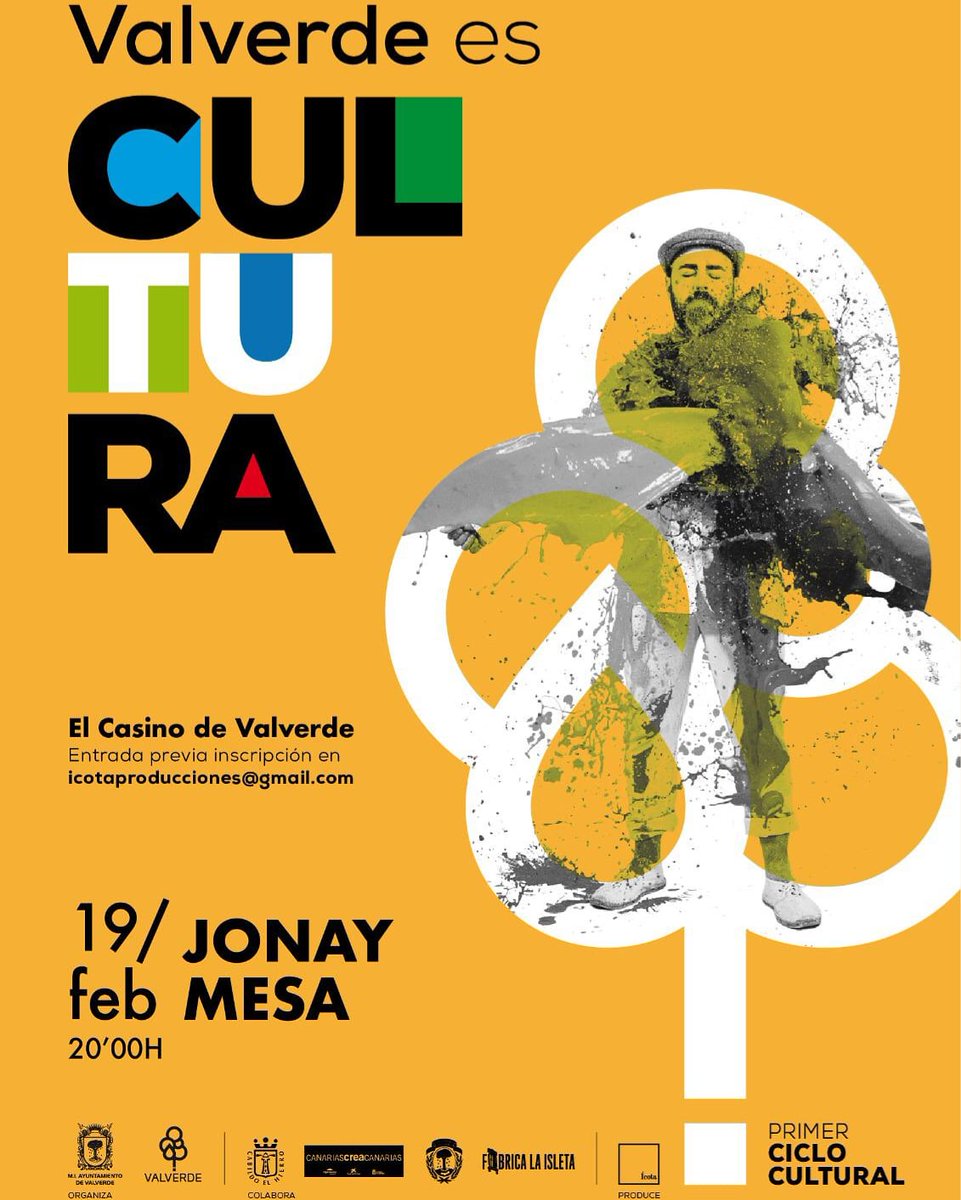 icotaprod's tweet photo. El viernes tendremos al fabuloso guitarrista Jonay Mesa en formato trio‼‼
Últimas entradas en: icotaproducciones@gmail.com
@AytoValverde
@PrensaElHierro #canariascrecanarias #elcasinodevalverde #ValverdeEsCultura https://t.co/Aqw9GFOJLy