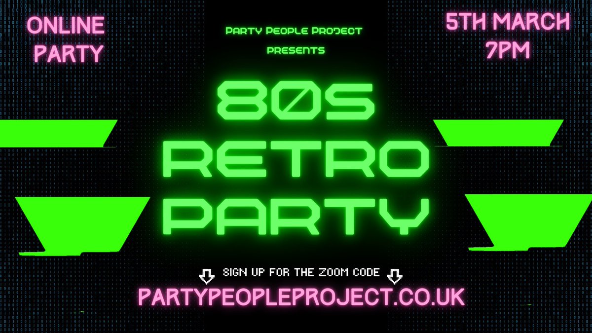 PartyPeopleHere's tweet photo. 🕺Get your leg warmers ready! We're throwing a fun and inclusive 80s themed party on 5th March from 7pm until 9pm.

Sign up at: https://t.co/B7QQoRUa8d

For more information, click here: https://t.co/rWy7hVGMTV

#DiscoForAll #Inclusive #LearningDisability https://t.co/hvm7NPh6nJ