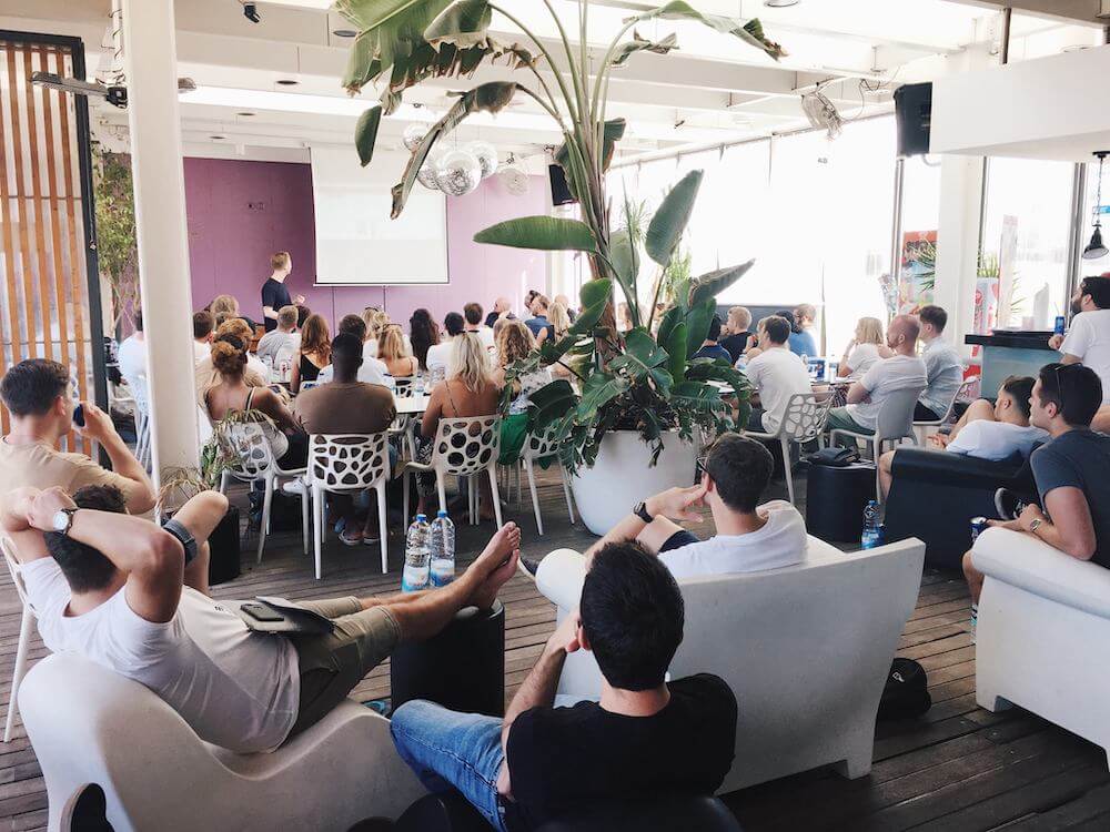 8/ Remote companies need to meet 1-2x a year. Spend a couple of days strategizing and team building. Companies like  @surfoffice are already catering to this market. It’s difficult to find hotels that are designed to host this type of corporate groups. https://www.peterfabor.com/posts/hosting-company-offsites