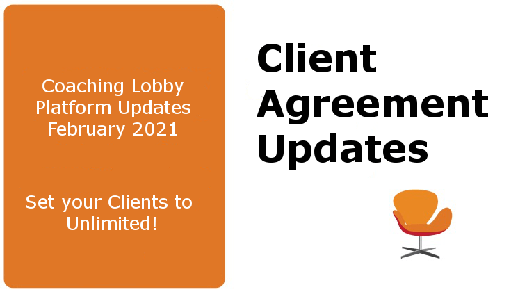 CompositeWeb's tweet photo. Now you can set your Clients to Unlimited with Coaching Lobby! Find out how we updated the client agreements here: https://t.co/sYTca0z2YA https://t.co/tlTnZ88mcu