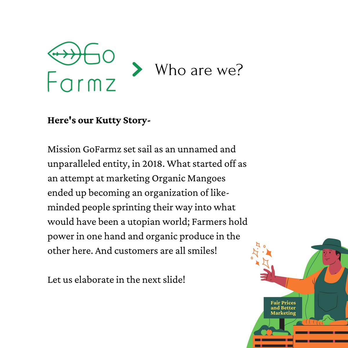 gofarmz's tweet photo. Here's us in a nutshell. 
Do share your stories of passion and empowerment with us in retweets.

.
.
.

#kuttystory #master #foundingstory #tellusyourstory #yourstory https://t.co/IDw9YmOFN9