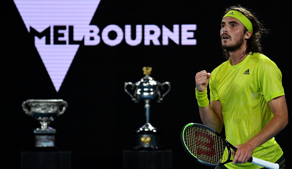 josemorgado's tweet photo. Wow.

Stefanos Tsitsipas comes back to beat Rafael Nadal 3-6, 2-6, 7-6(4), 6-4, 7-5 and reach the #AusOpen semifinals for the 2nd time.

He is just the 3rd ever player to comeback from two sets down against Rafael Nadal. Looked completely done after 80 minutes.

Tennis!

[getty] https://t.co/TBuv66RBl3