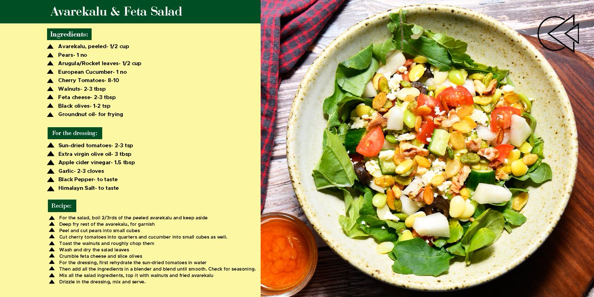 Try out this refreshing, utterly yum and absolutely soothing low-carb, gluten free, protein rich Salad with Bengaluru’s favourite ingredient Avarekalu with some Feta cheese. Easy to make and keeps you light. 

#LiveAltLife #Healthysalads #healthylifestyle #RecipeOfTheDay