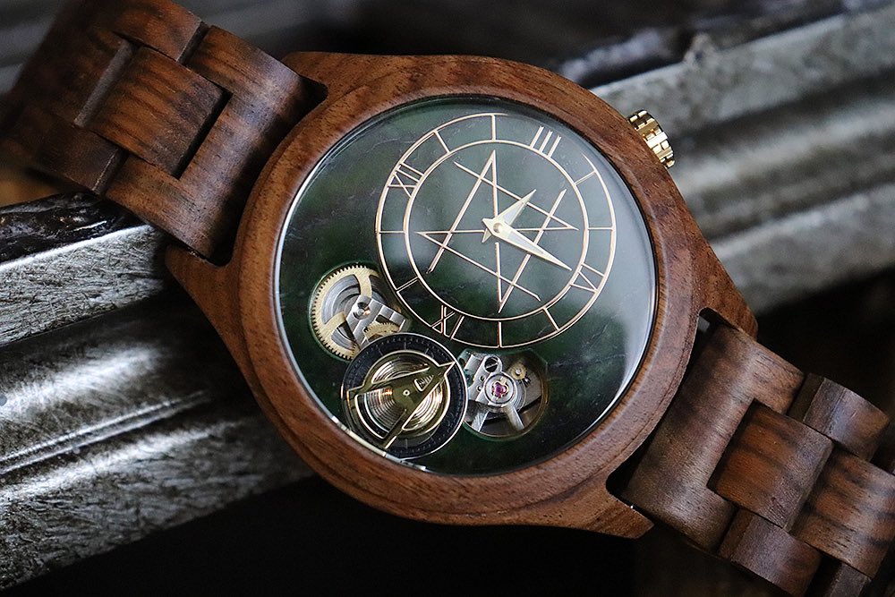 NOZ natural timepieces made of wood and stone on X: 