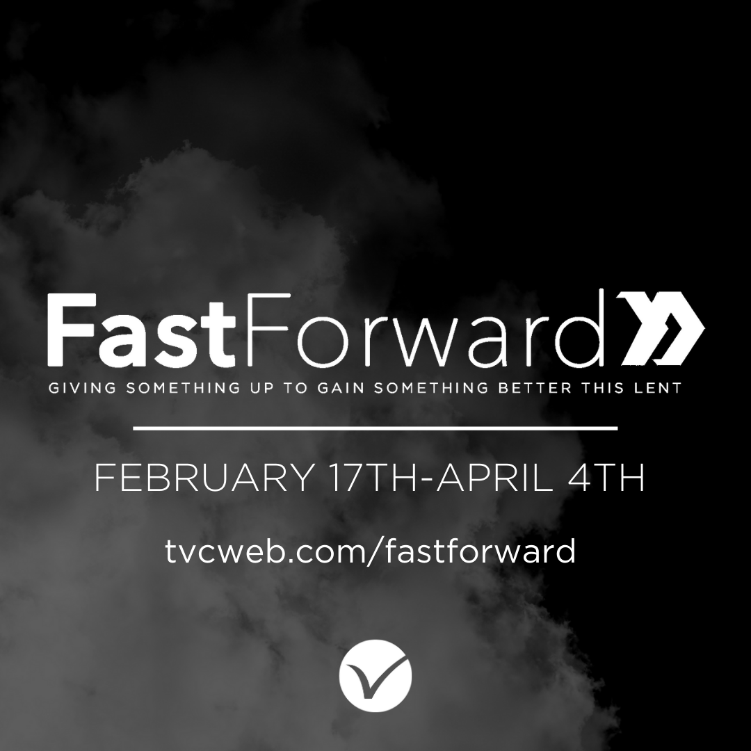 TVCsocial's tweet photo. Lent and Fast Forward officially start today! What are you saying "yes" to and "no" to this season? It's not too late to sign up! Head to https://t.co/IvJKY4NeUw to join the challenge and text fastforward to 77948 to get some encouragement every week! https://t.co/HlxKTqIVaE