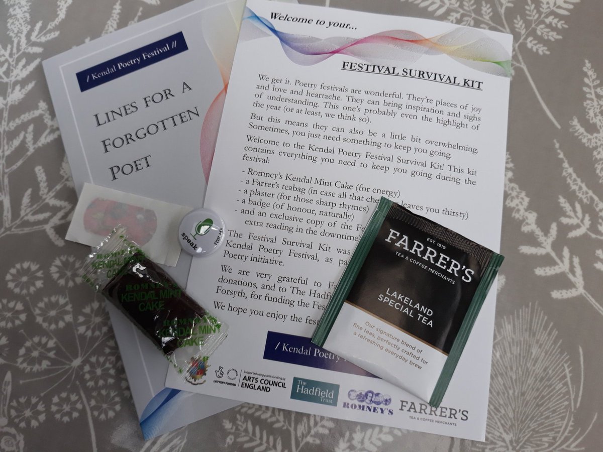 Dr Joanne Dixon (@drjoannedixon) on Twitter photo So pleased to receive my festival poetry kit. Thank you <a href="/KendalPoetry/">KendalPoetryFestival</a>. Looking forward to many wonderful events over the coming days. So pleased to receive my festival poetry kit. Thank you <a href="/KendalPoetry/">KendalPoetryFestival</a>. Looking forward to many wonderful events over the coming days.