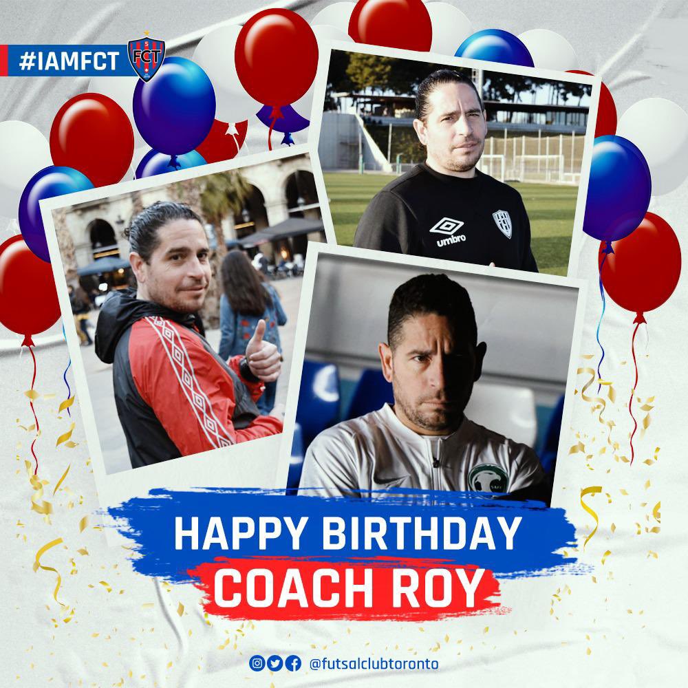 FCToronto_'s tweet photo. Happy Birthday Coach @13RoyBlanche may you have much happiness and success from all of us at FCT #futsal #canfutsal #saudifutsal #fctoronto https://t.co/1zFKvUnMVa