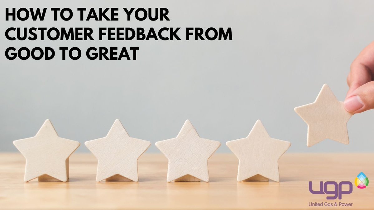 UnitedGasPower's tweet image. How to Take your Customer Feedback from Good to Great? All this week we will be sharing our top tips!
⭐️ Tip 4 - Engaging with Customers
Find out what that means by reading the full blog here -
bit.ly/3aV7saf
#UGP #ThursdayThoughts